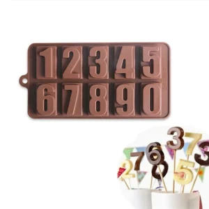 Silicone Numbers Chocolate Mold
