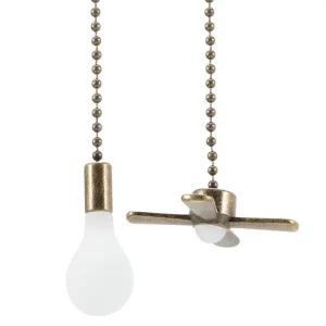 2pcs Ceiling Fan Pull Chains